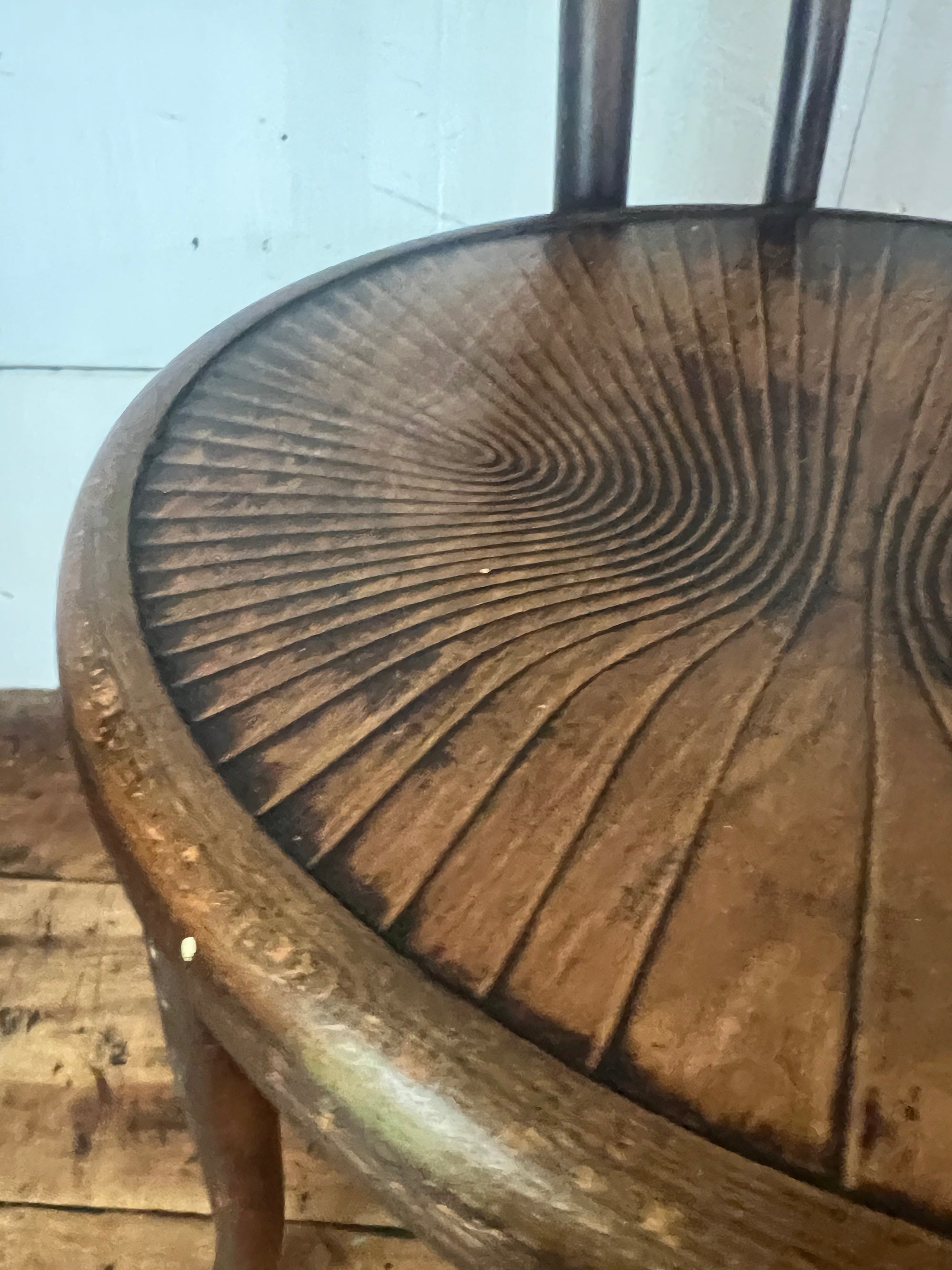 Vintage Thonet Style Bentwood Chair - Wood Grain