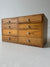 Vintage Oak Wood Trinket Organizer