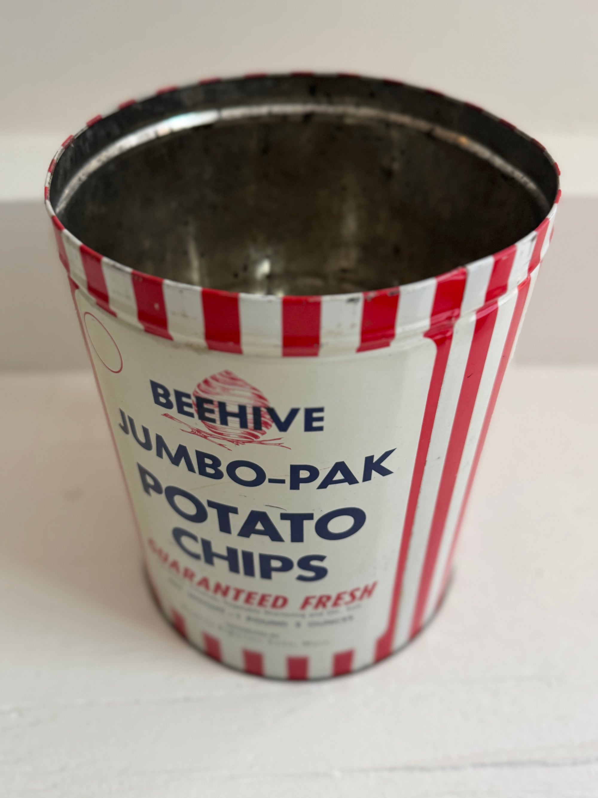 Bee-Hive Potato Chips Tin