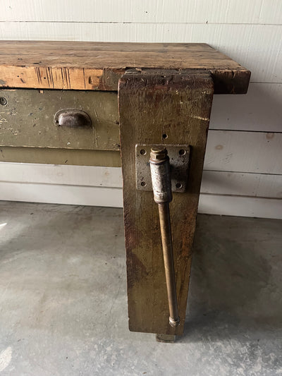 Vintage Industrial Workbench
