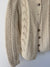 Vintage Wool Fishermen's Cardigan Sweater