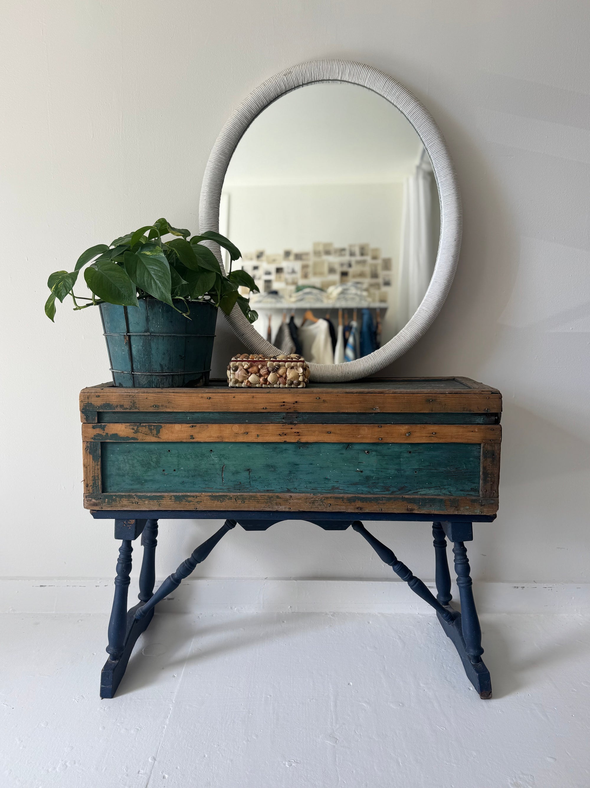 VTG Navy Blue Bench