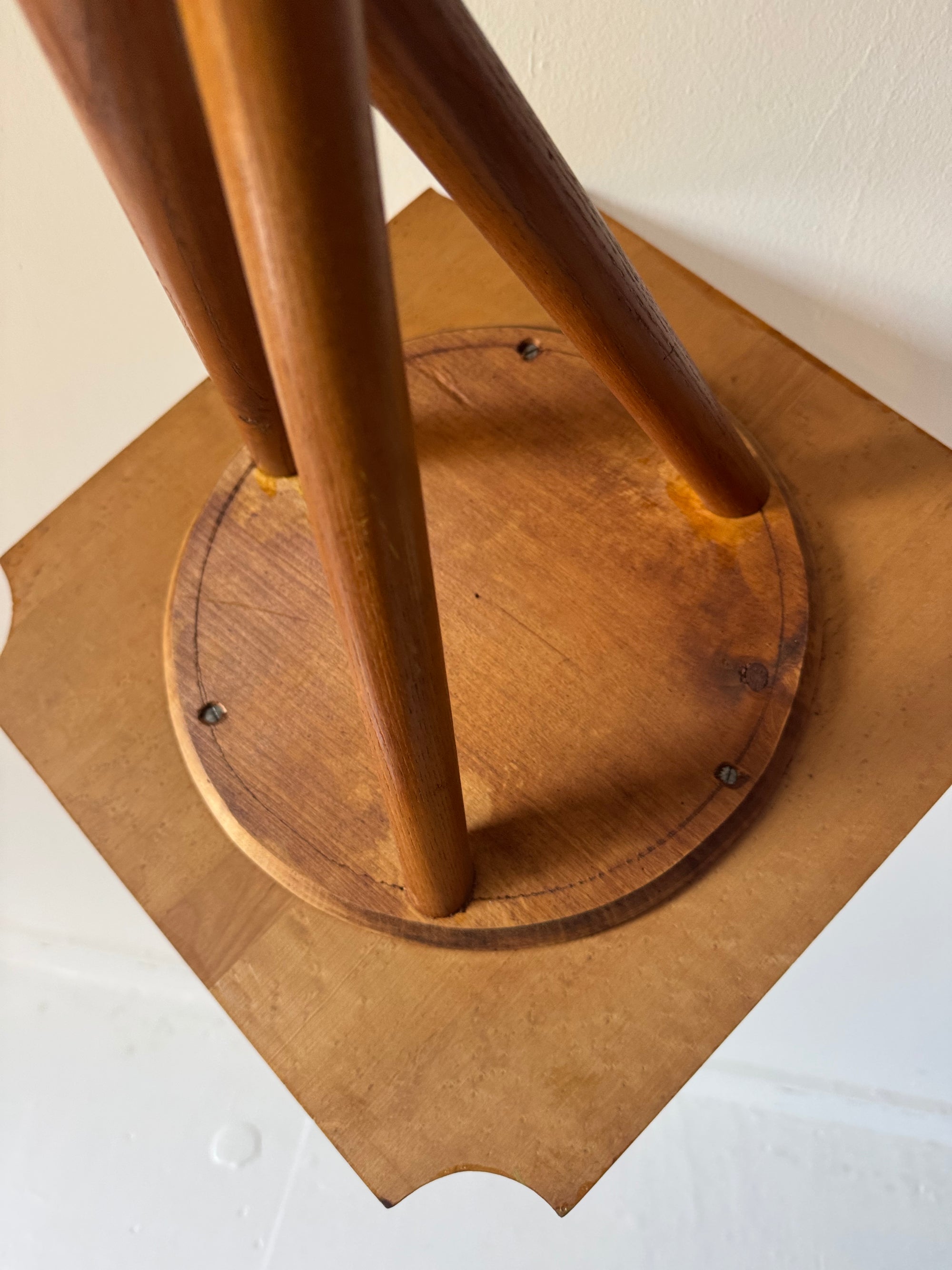 VTG Birds Eye Maple Tripod Table
