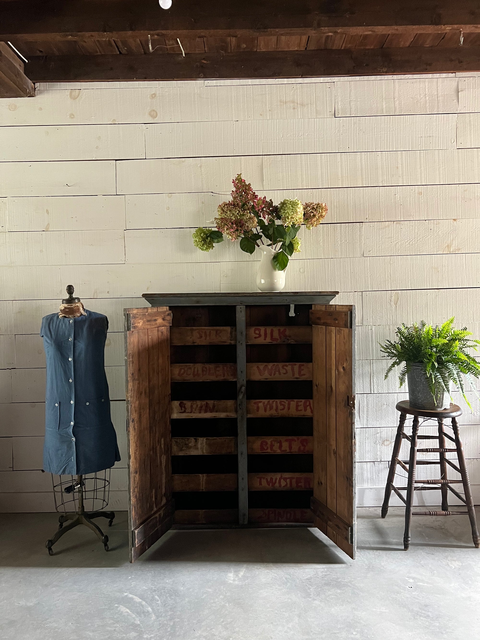 Antique Americana Farmhouse Cupboard