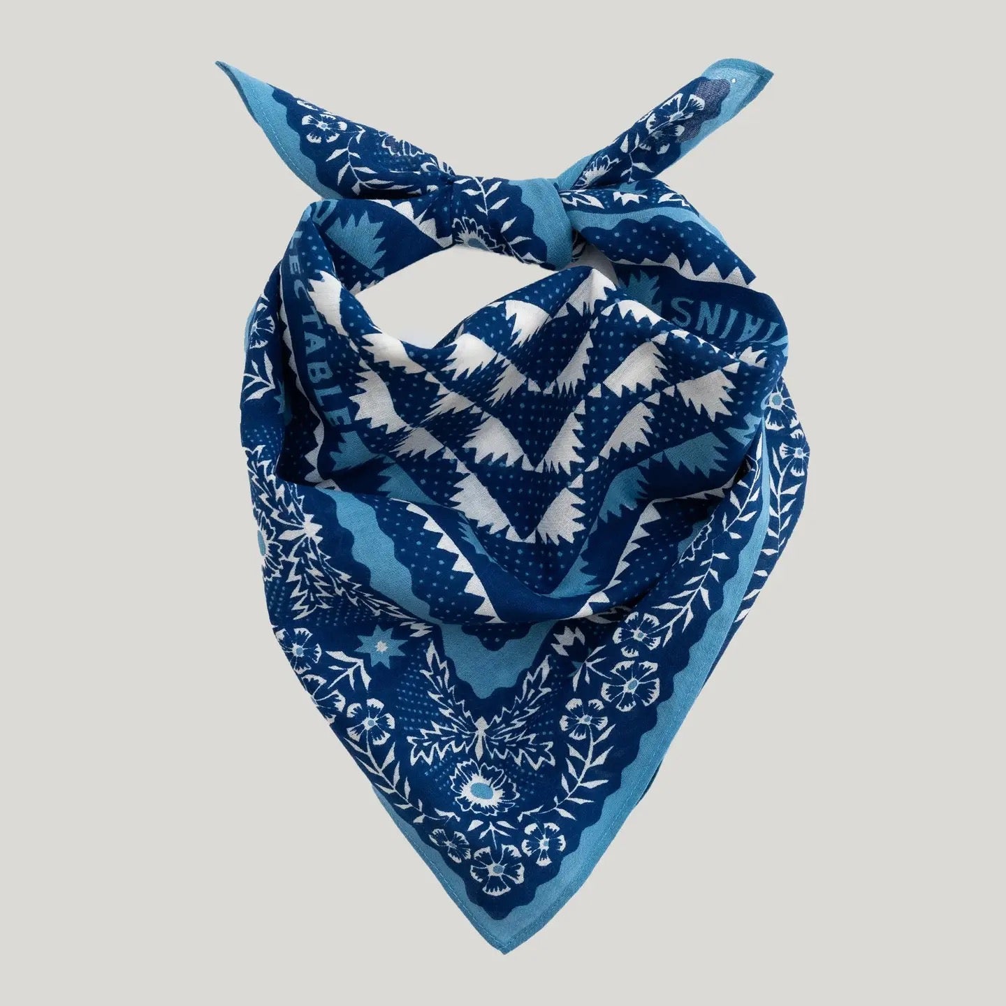 Cotton Mountains Bandana - Navy