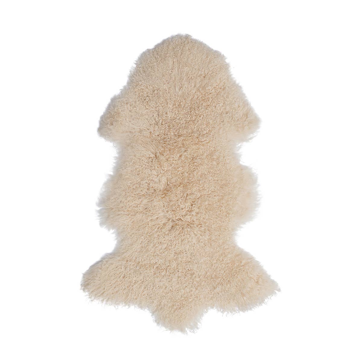 Tibetan Whole Hide/Pelt: Off White