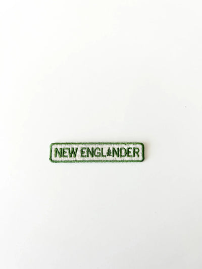 New England Embroidered Iron - On Patch New Englander 