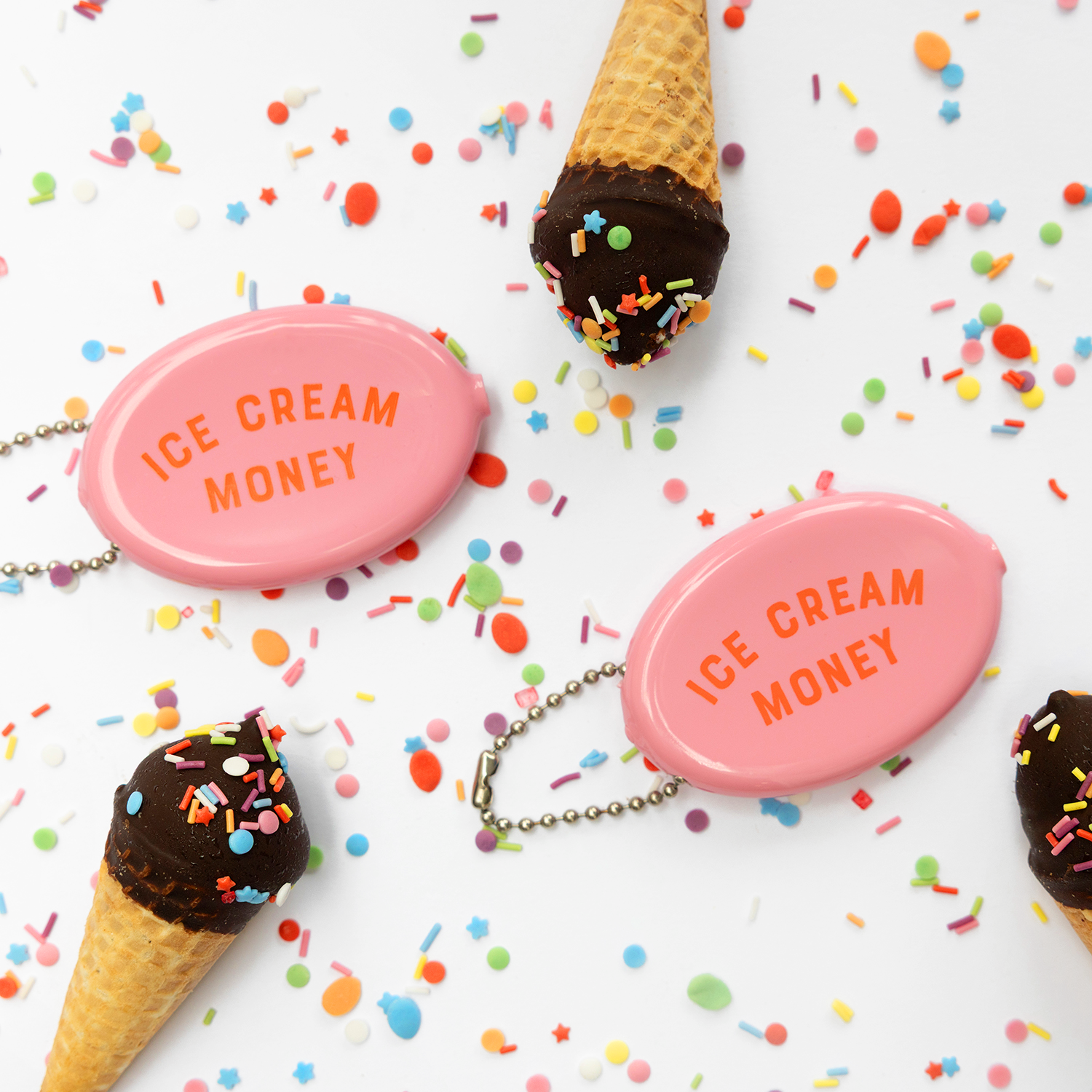Ice Cream Money Coin Pouch