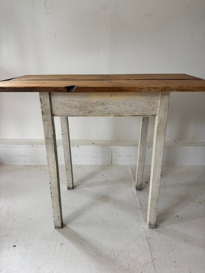 Antique Scrubbed Pine Table - Diamonds & Rust