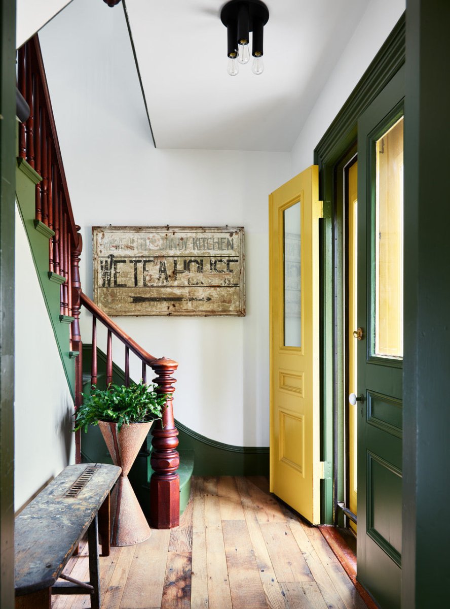 Antique We Tea House Old Sign - Diamonds & Rust