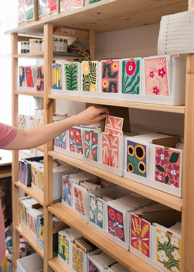 All Occasions A6 Card - Vintage Poppy