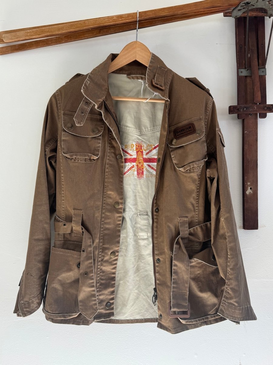Barbour Waxed Canvas Coat - Pre Loved - Diamonds & Rust