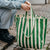 Organic Tote ORIGINAL - Stripes : Green