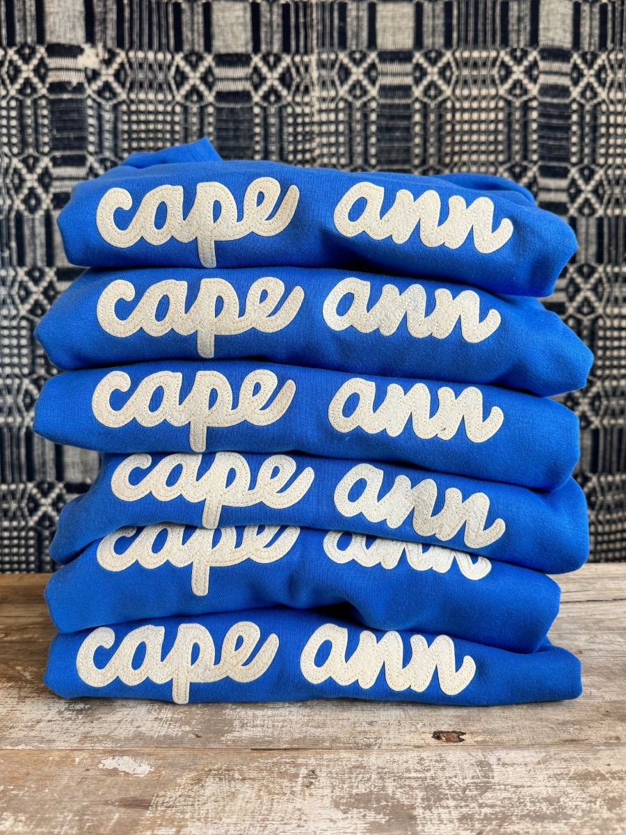 Cape Ann Crewneck - Marine Blue - Diamonds & Rust