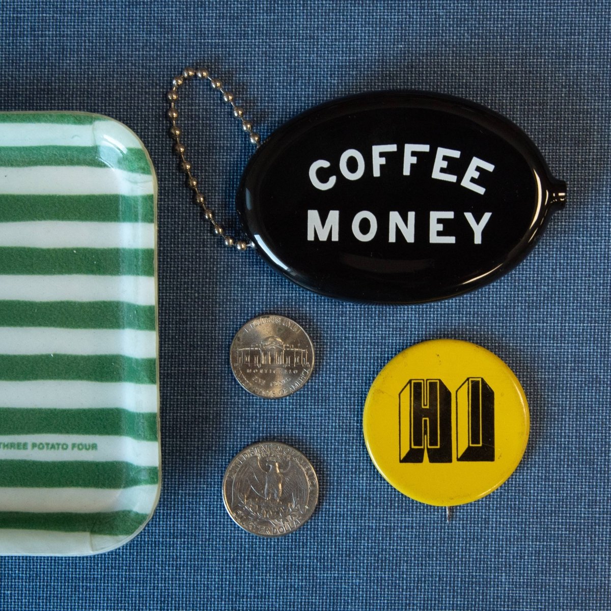 Coin Pouch - Coffee Money - Diamonds & Rust
