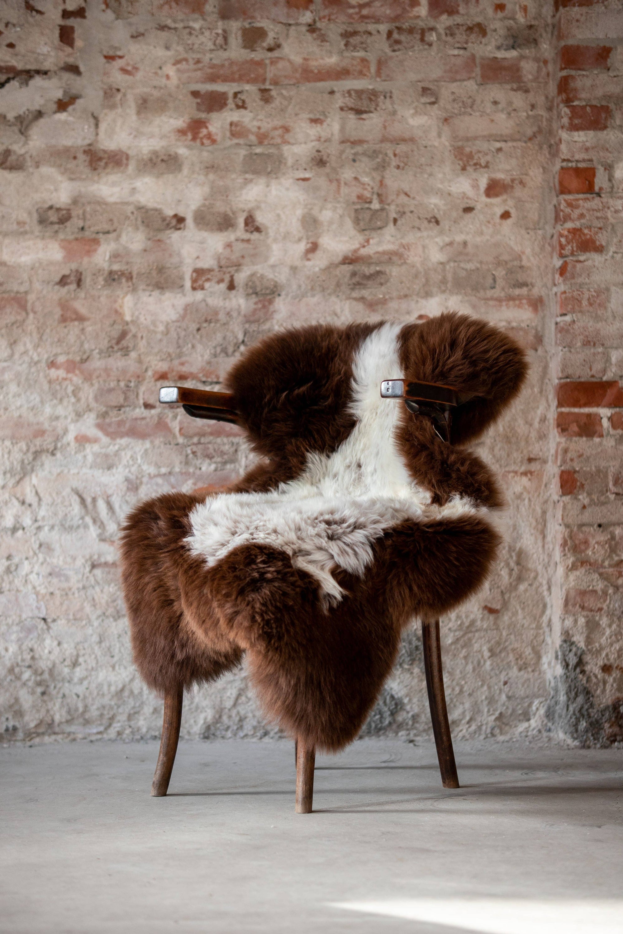 Texel Sheepskin | Natural Spotted | Dutch Wool | 4 Sizes: GR S