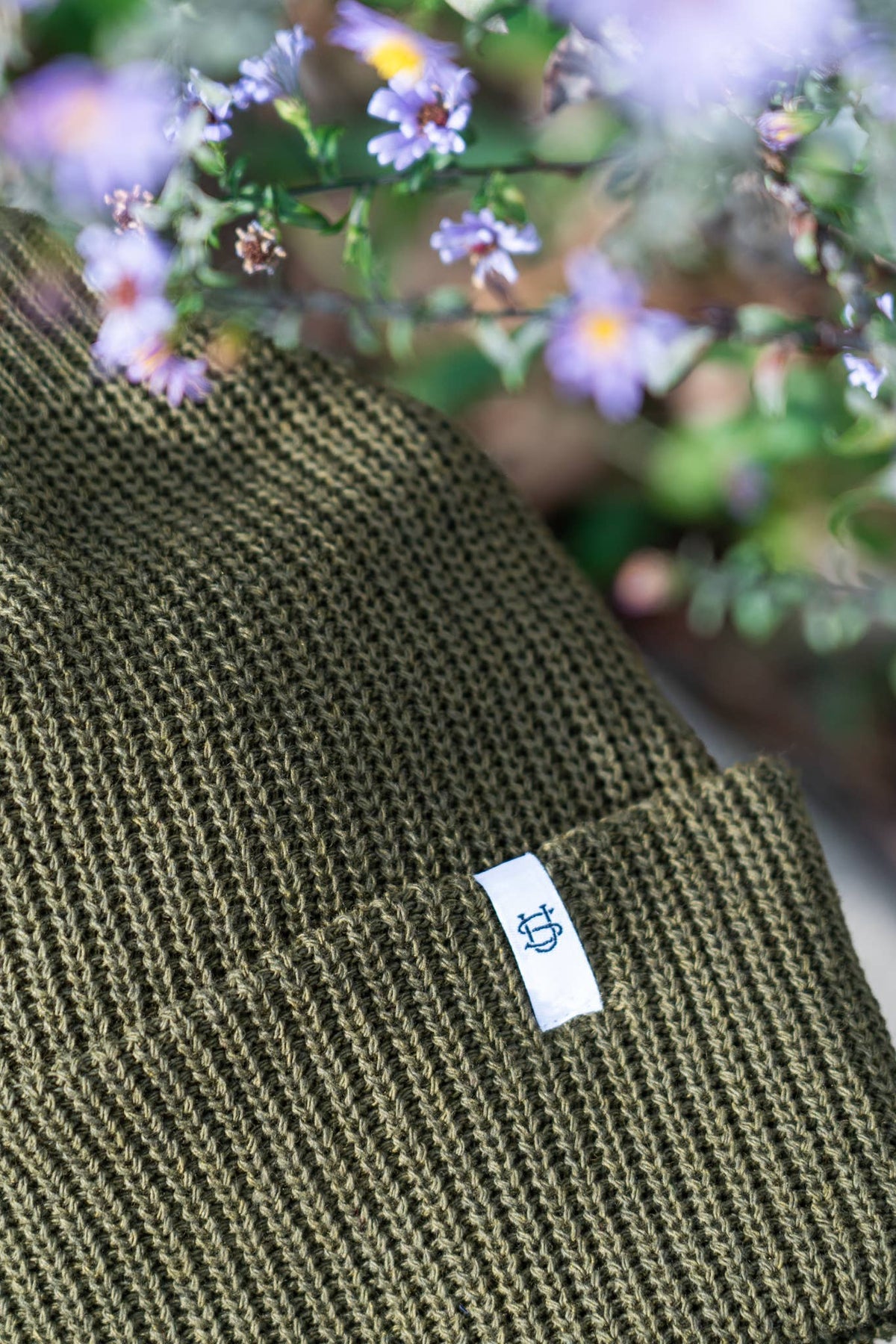 NEW Thicket Green Upcycled Cotton Watchcap: One Size