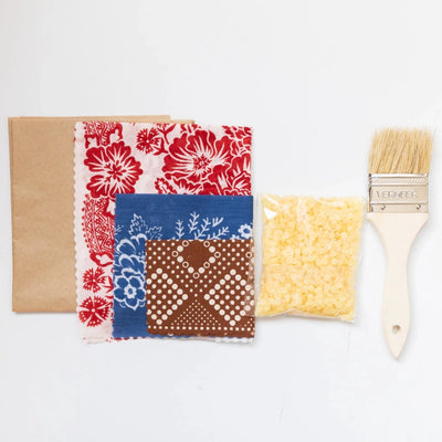 DIY Kit - Beeswax Food Wrap - Diamonds & Rust