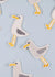 Seagull Embroidered Iron-On Patch Coastal Bird Design Beach