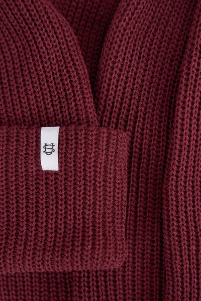 Gooseberry Upcycled Cotton Watchcap - Diamonds & Rust