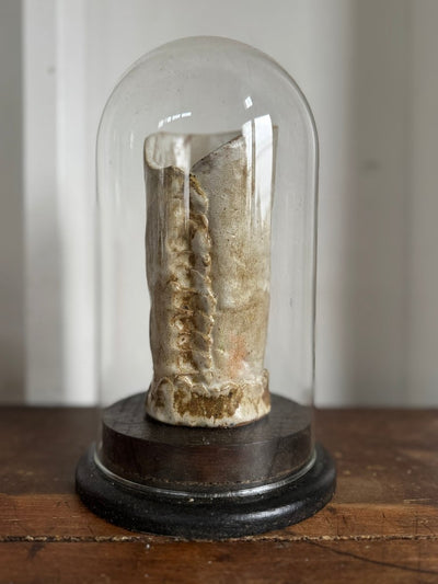 Hadmade Pinched Ceramic Vase - Diamonds & Rust