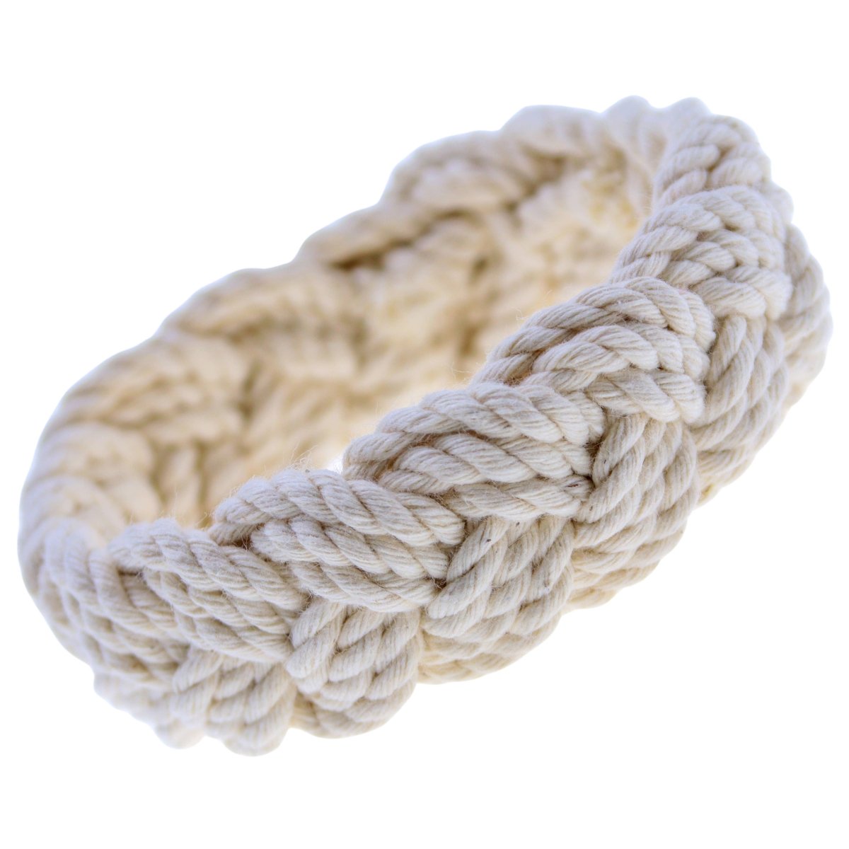 Handmade Sailor Knot Bracelets - White or Natural: Natural / Medium - Diamonds & Rust