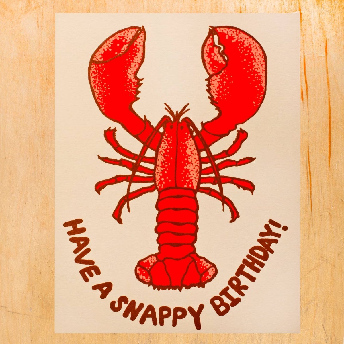 HAVE A SNAPPY BIRTHDAY GREETING CARD - Diamonds & Rust