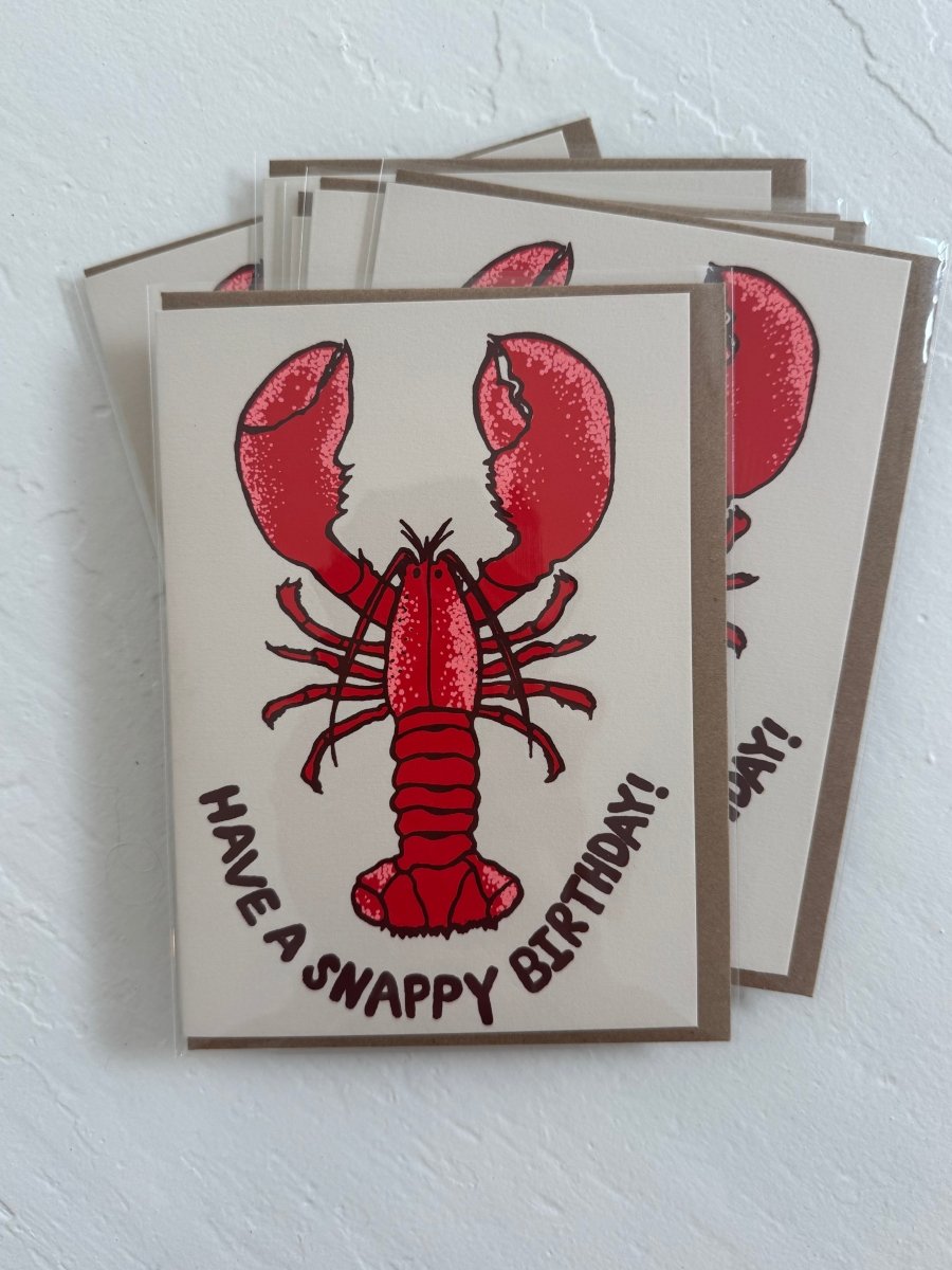 HAVE A SNAPPY BIRTHDAY GREETING CARD - Diamonds & Rust