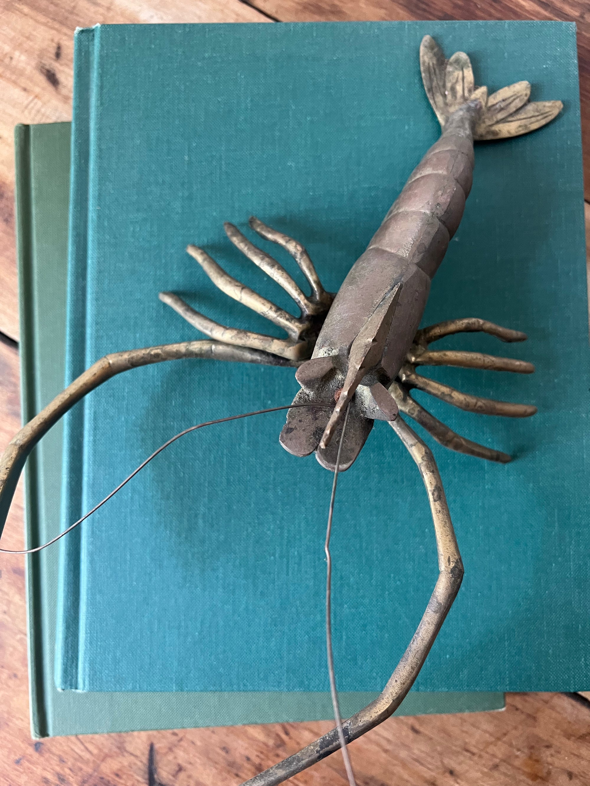 Vintage Brass Lobster
