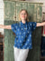 Vintage Indigo Textile Shirt