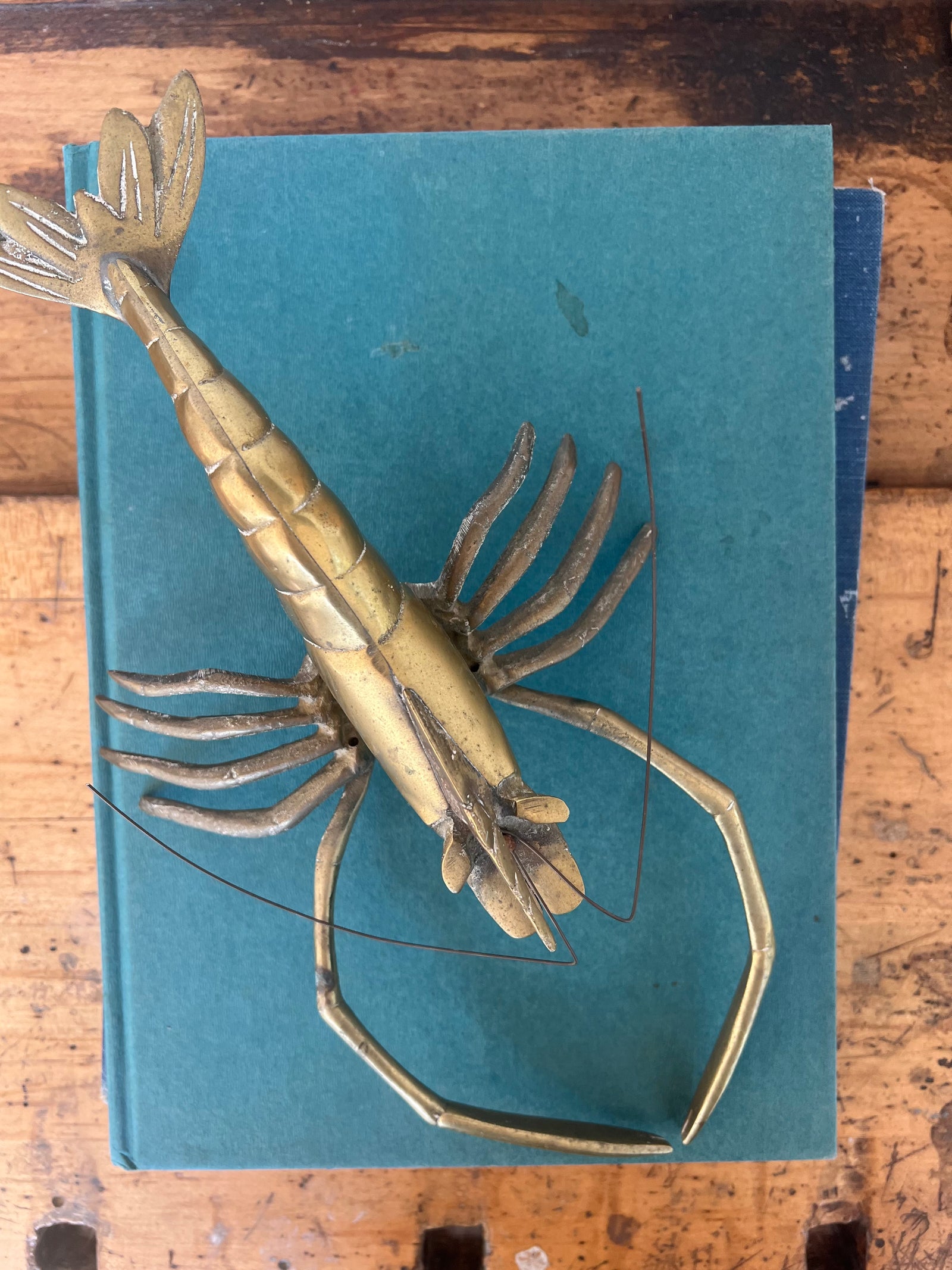 Vintage Brass Lobster