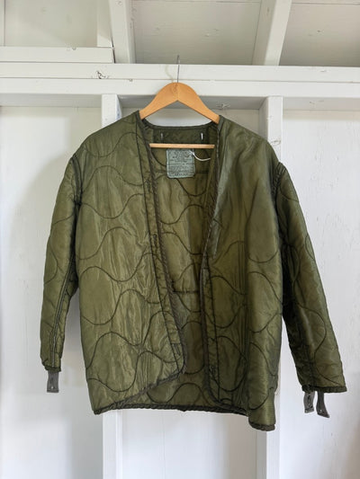 Indigo Quilt Patch - Vintage Quilted Liner - Diamonds & Rust