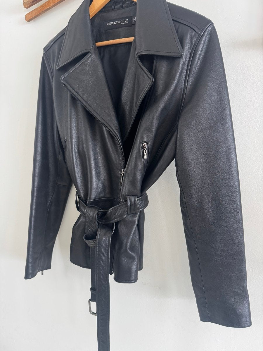 Kenneth Cole Leather Jacket - Diamonds & Rust