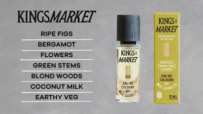Kings Market Roll - On Cologne – Flowers, Coconut & Fig | Compact & Clean, 10ml - Diamonds & Rust