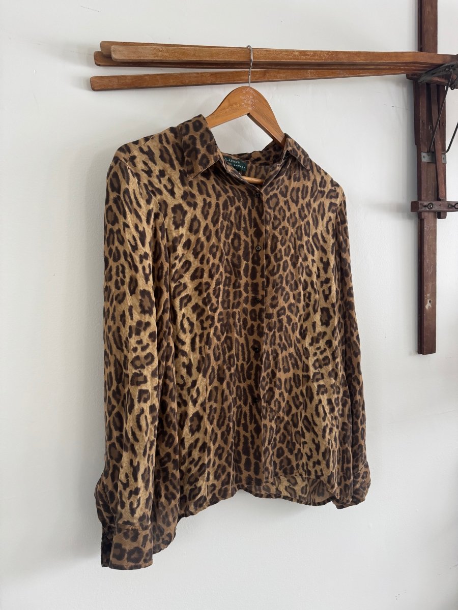 Lauren - RL Leopard Shirt - Pre Loved - Diamonds & Rust