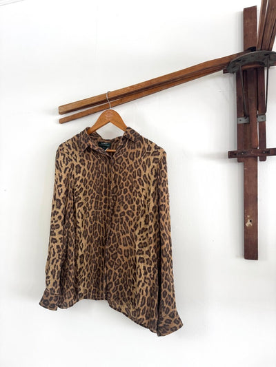 Lauren - RL Leopard Shirt - Pre Loved - Diamonds & Rust