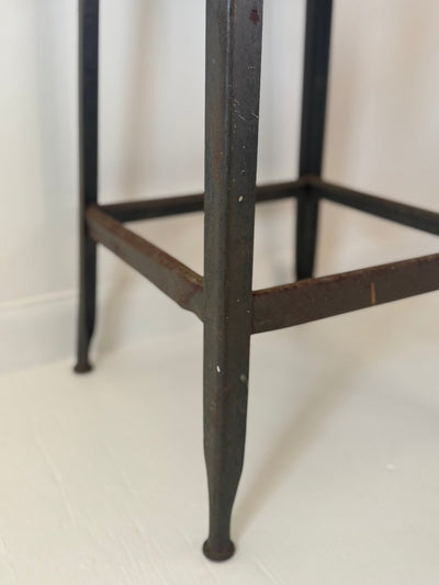 LYON Vintage Industrial Stool - Metal Distressed - Diamonds & Rust