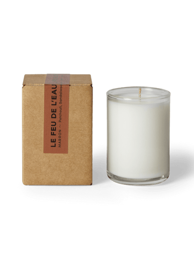 Marron - 3 oz glass votive - Diamonds & Rust