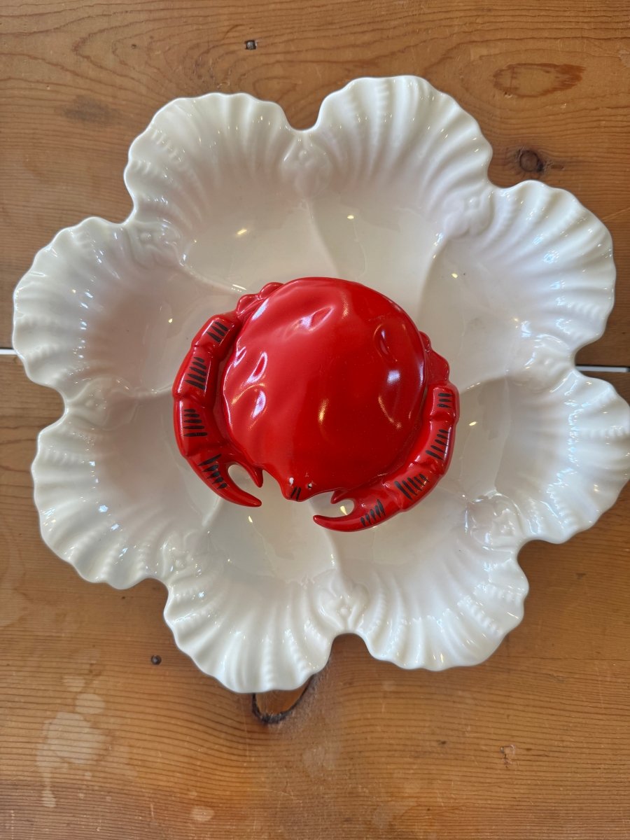 MCM Czech Vallauris Crab Dish - Diamonds & Rust