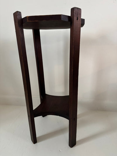 Mission Stlye Wood Planter - Diamonds & Rust