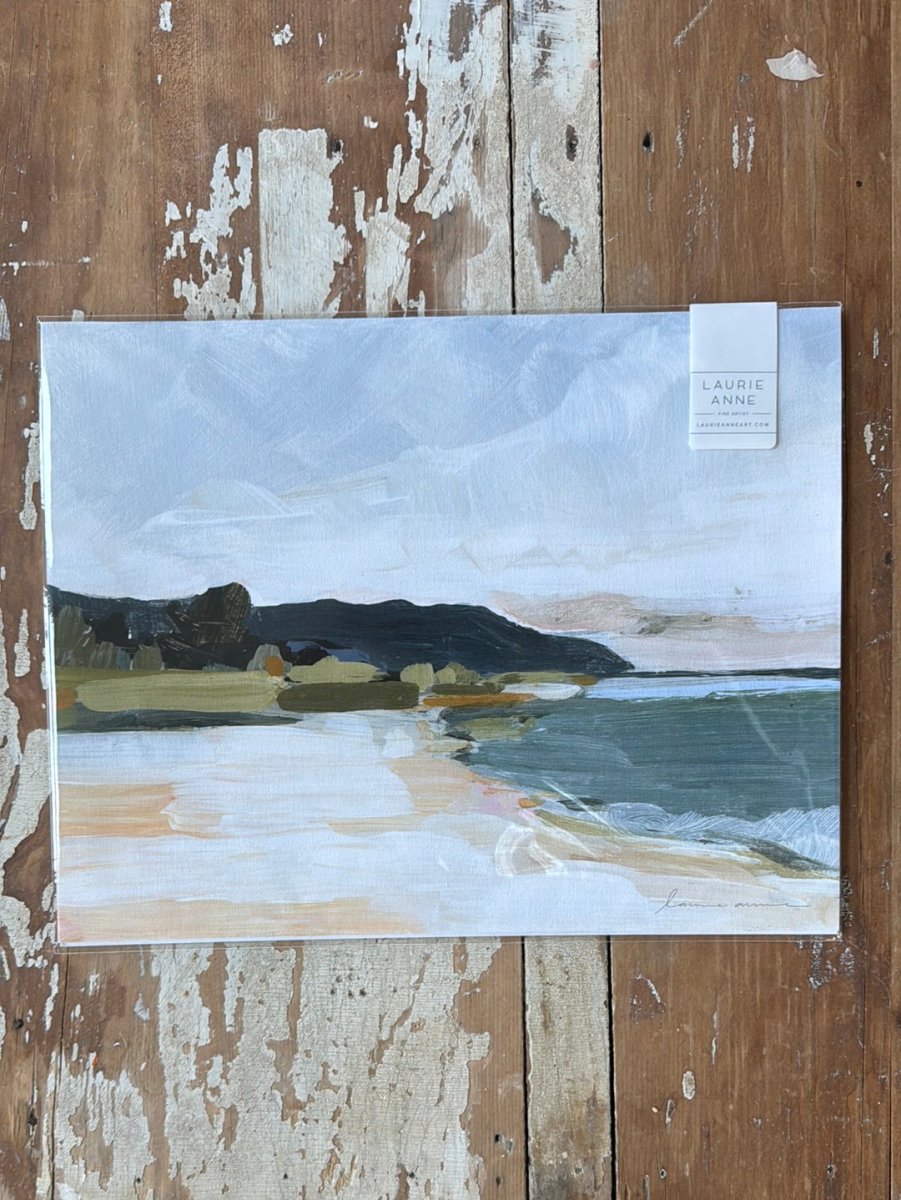 North Shore Canvas Print - Diamonds & Rust
