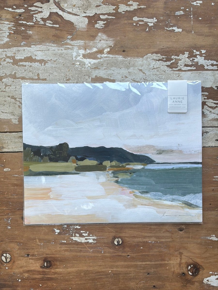 North Shore Canvas Print - Diamonds & Rust