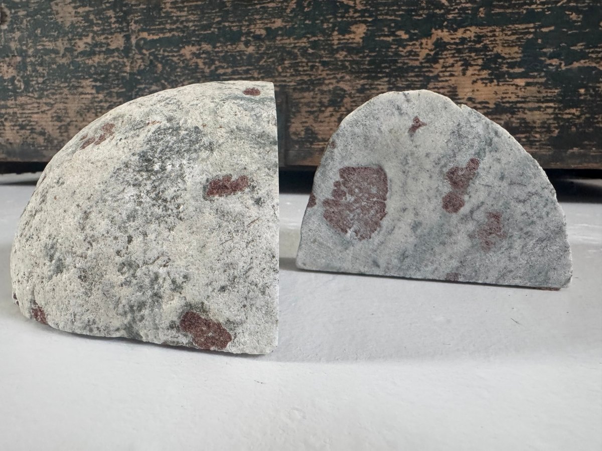 Pair VTG Bookends - Diamonds & Rust