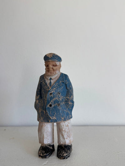 Plaster Fisherman 1 - Diamonds & Rust