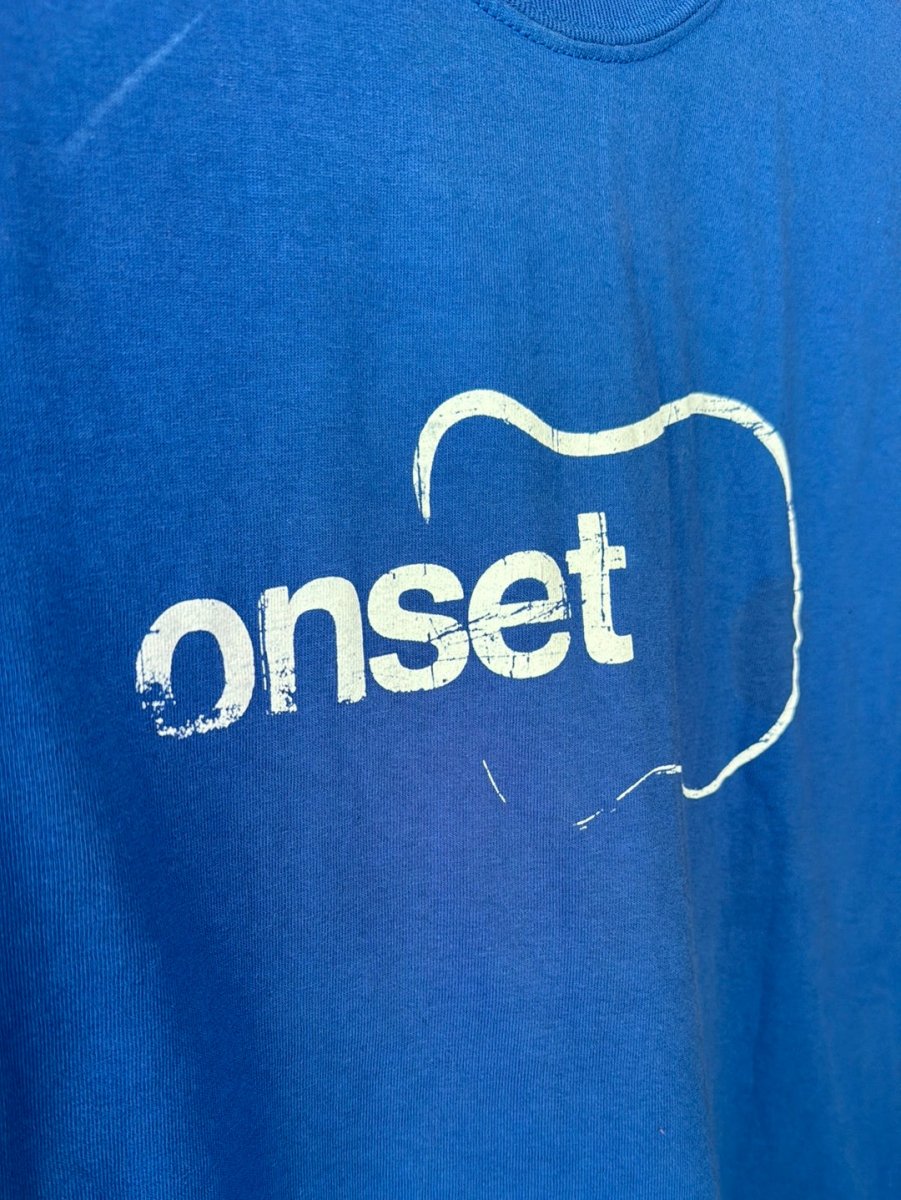 Pre Loved ONSET Blue T-Shirt - Diamonds & Rust