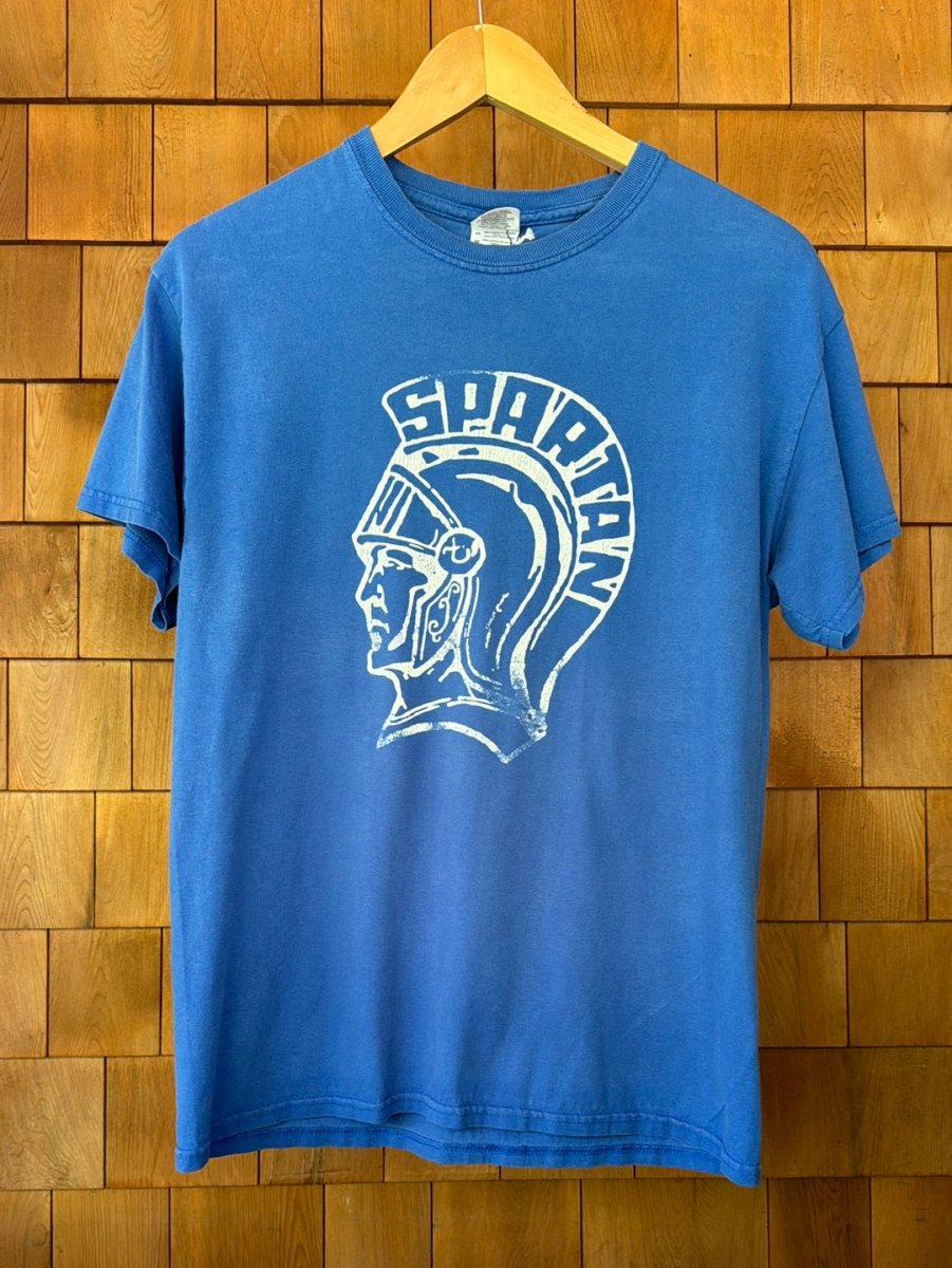Pre Loved SPARTAN Blue T-Shirt - Diamonds & Rust