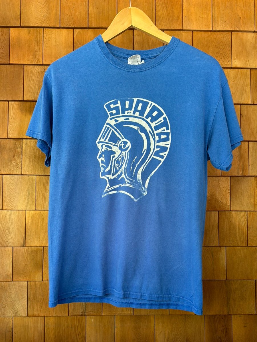 Pre Loved SPARTAN Blue T-Shirt - Diamonds & Rust