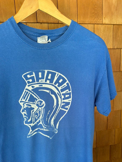 Pre Loved SPARTAN Blue T-Shirt - Diamonds & Rust