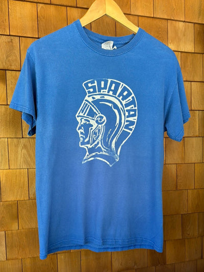 Pre Loved SPARTAN Blue T-Shirt - Diamonds & Rust