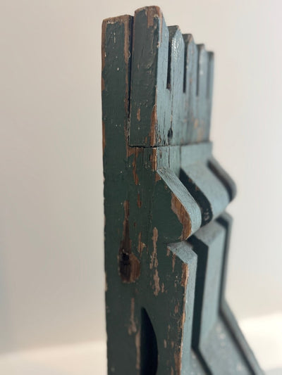 Salvaged Blue Corbel - Diamonds & Rust